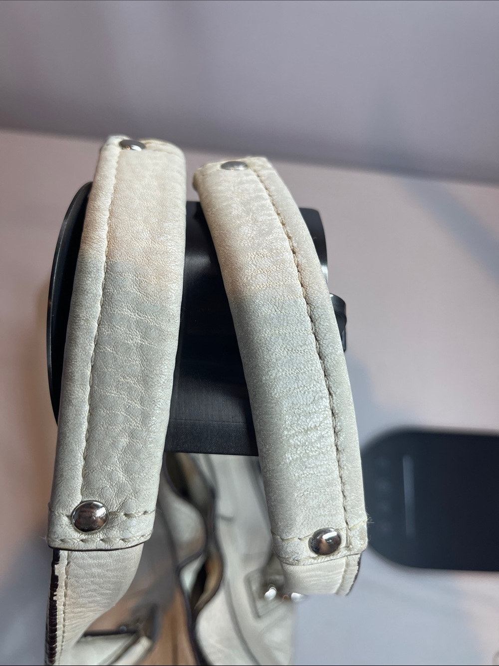 Coach G1085-F14686 Penelope Crème Pebbled Leather Tote/Shoulder Bag Ivory Cream - Picture 6 of 14